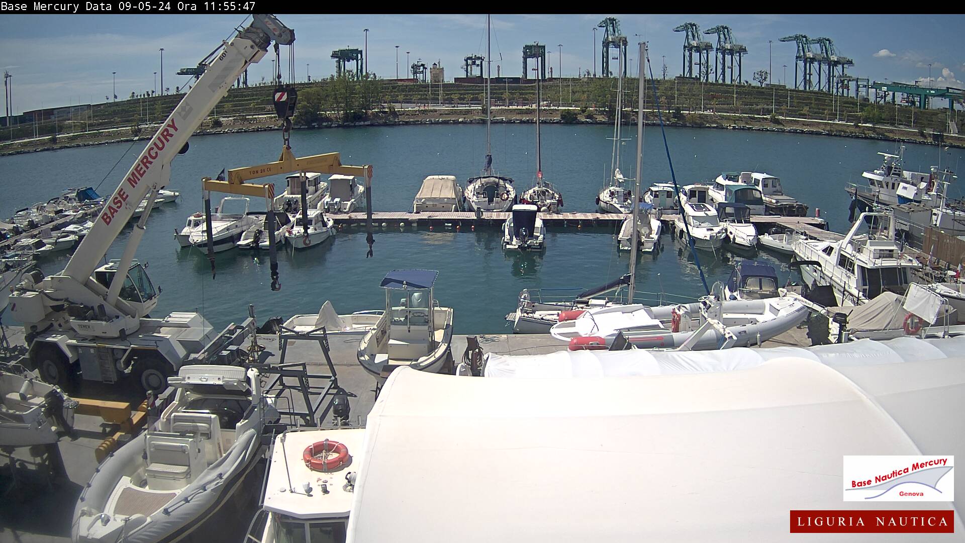 Webcam base nautica Mercury Genova